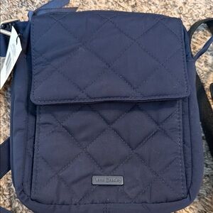 Vera Bradley Quilted Navy Crossbody Bag